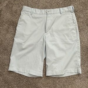 2/$60 Nike Golf mens shorts light blue white pin stripes 32 waist regular length